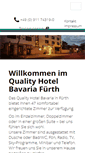 Mobile Screenshot of bavariahotel-fuerth.de